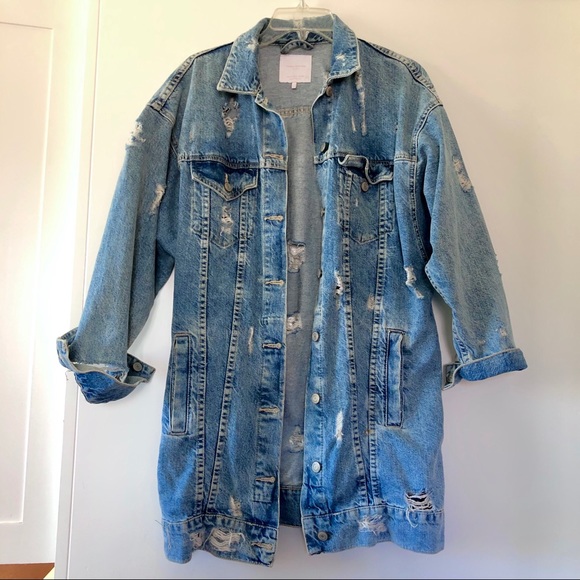 jeans jacket oversized zara